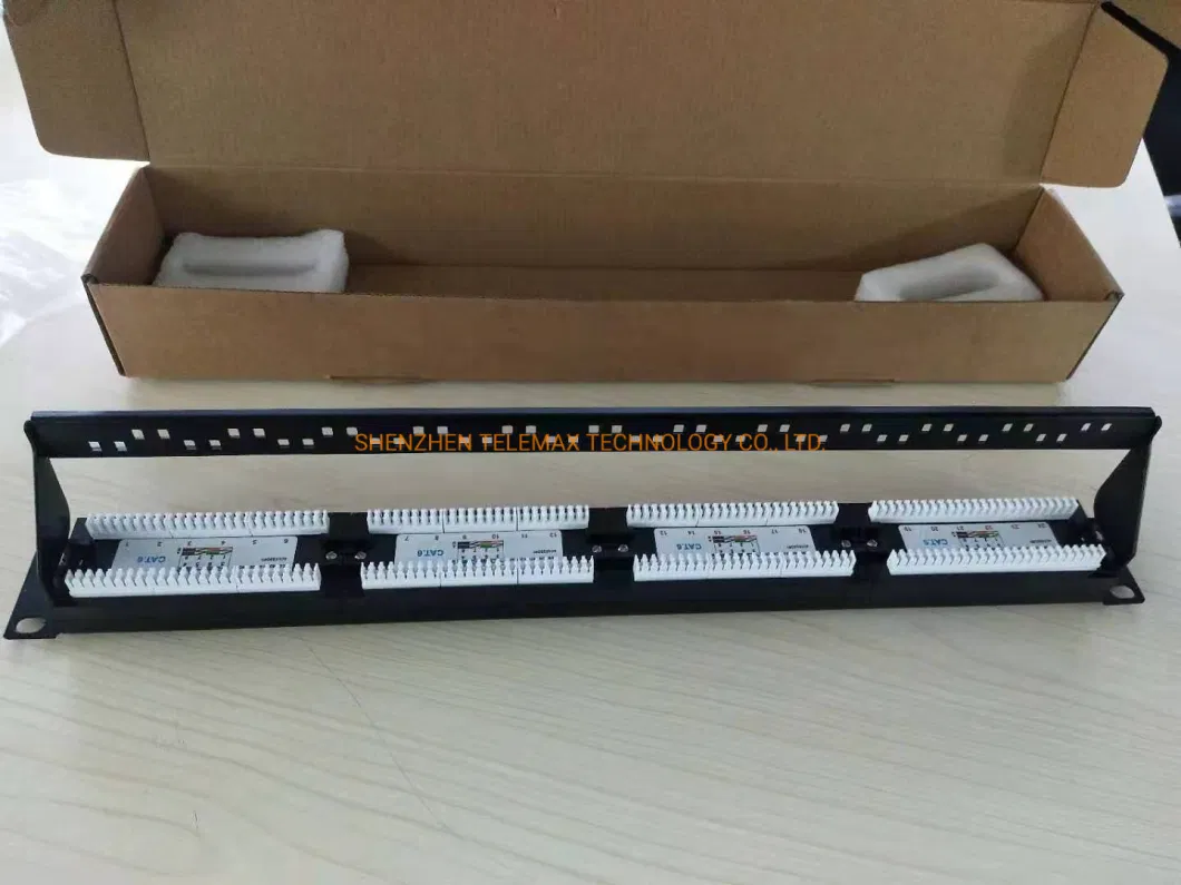 19inch 1u 16 Port 22-26 AWG Blank Network Patch Panel