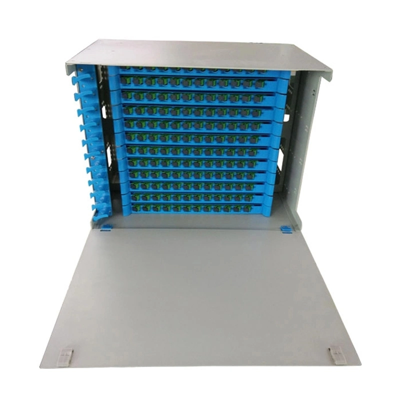 19 Inch 144 Core Rack Mounted Optical Distribution Frame ODF 4u Distribuidor Fibra Optica Panel Connection ODF Fiber Patch Panel Fibra 144 Sc 1u