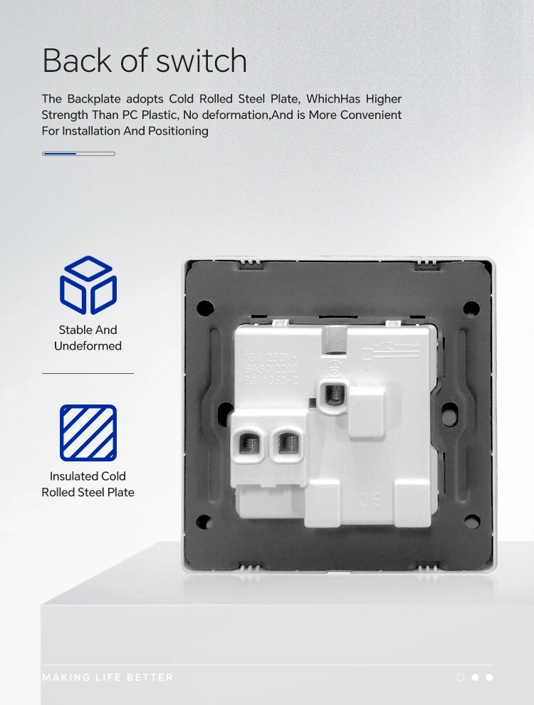 G70 Wall Mounted Dual USB Electrical Switch Socket