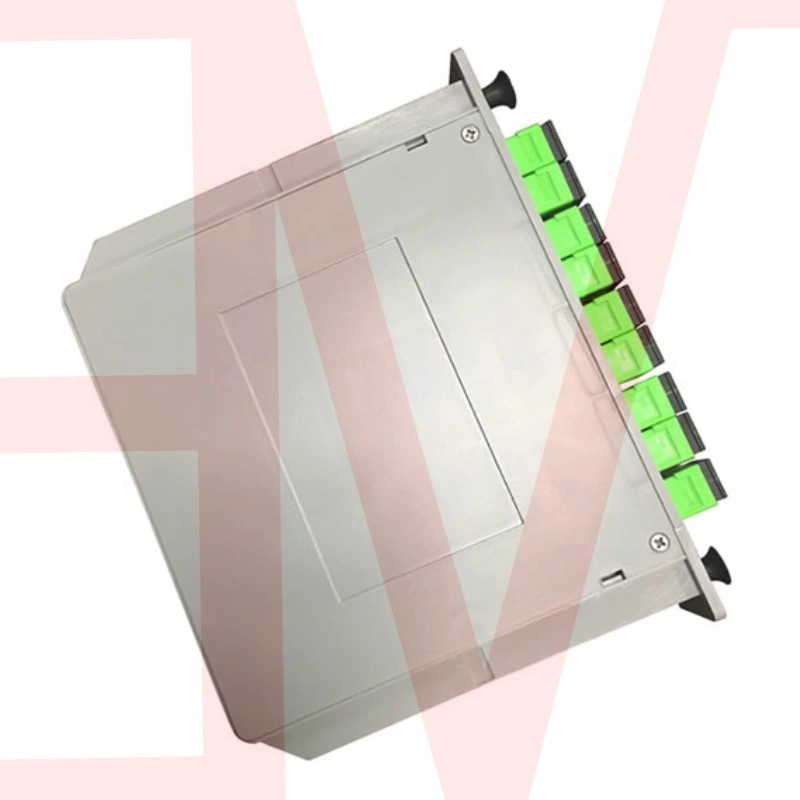 1X8 Slot-Box PLC Splitter Coupler Inside Optic Fiber FTTH Network 16-Cores Wall-Mounted Box