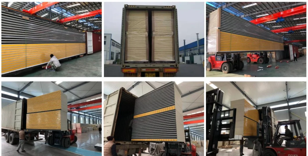 Z Lock Connection PU/EPS Insulated Polyurethane Sandwich Exterior Wall Panel for Cold Storage