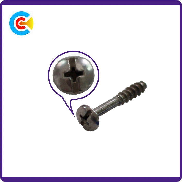 DIN/ANSI/BS/JIS Carbon-Steel/Stainless-Steel Word Shrink Rod English Flat-Tail Self-Tapping Screws