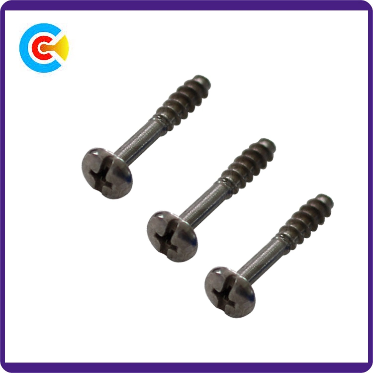 DIN/ANSI/BS/JIS Carbon-Steel/Stainless-Steel Word Shrink Rod English Flat-Tail Self-Tapping Screws