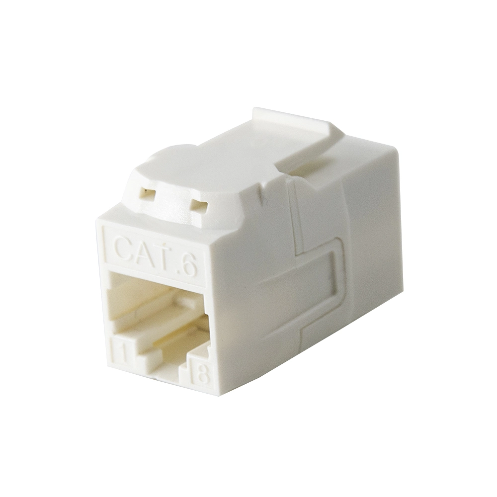 CAT6A/6 UTP RJ45 - RJ45 Keystone Coupler, White Color