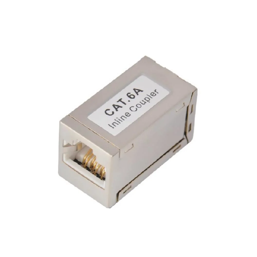 STP Type CAT6A Adapter Coupler Connector RJ45 Inline Coupler