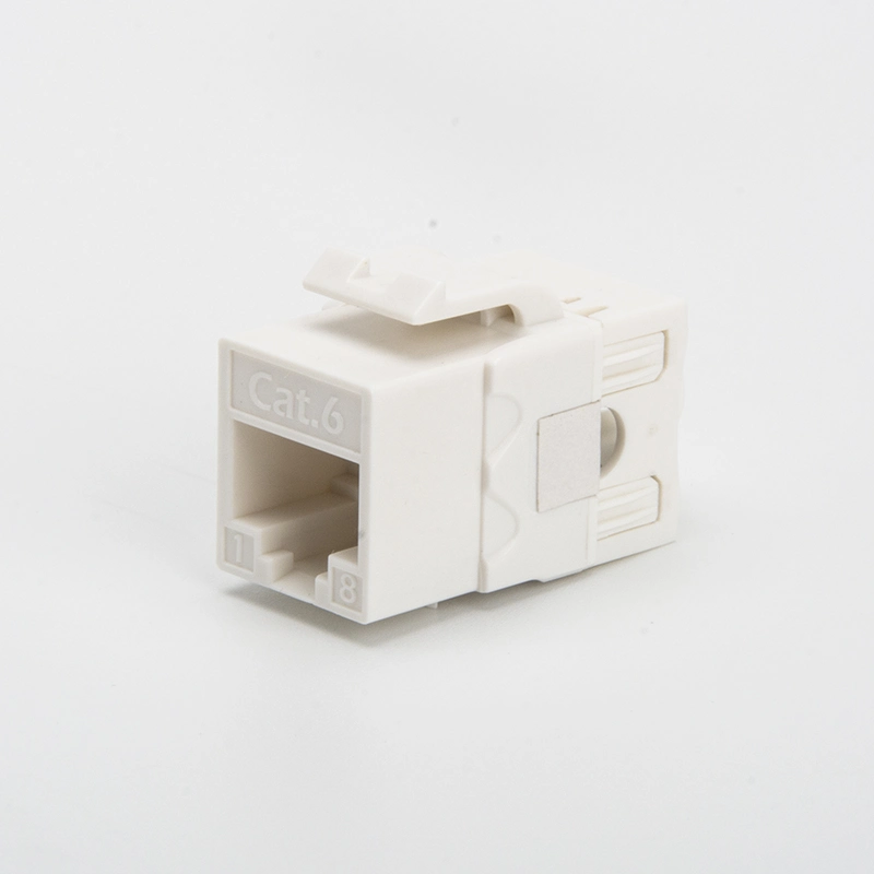 Cat. 6A UTP 180 Degree RJ45 Keystone Jack Unshielded Connector