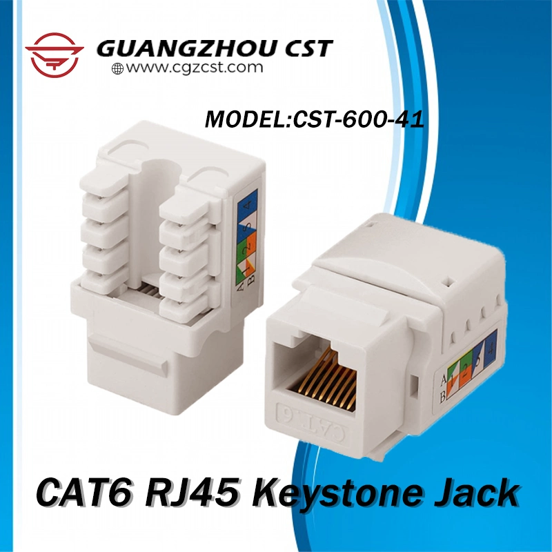 Keystone CAT6 Modular Female Connectors UL Listed