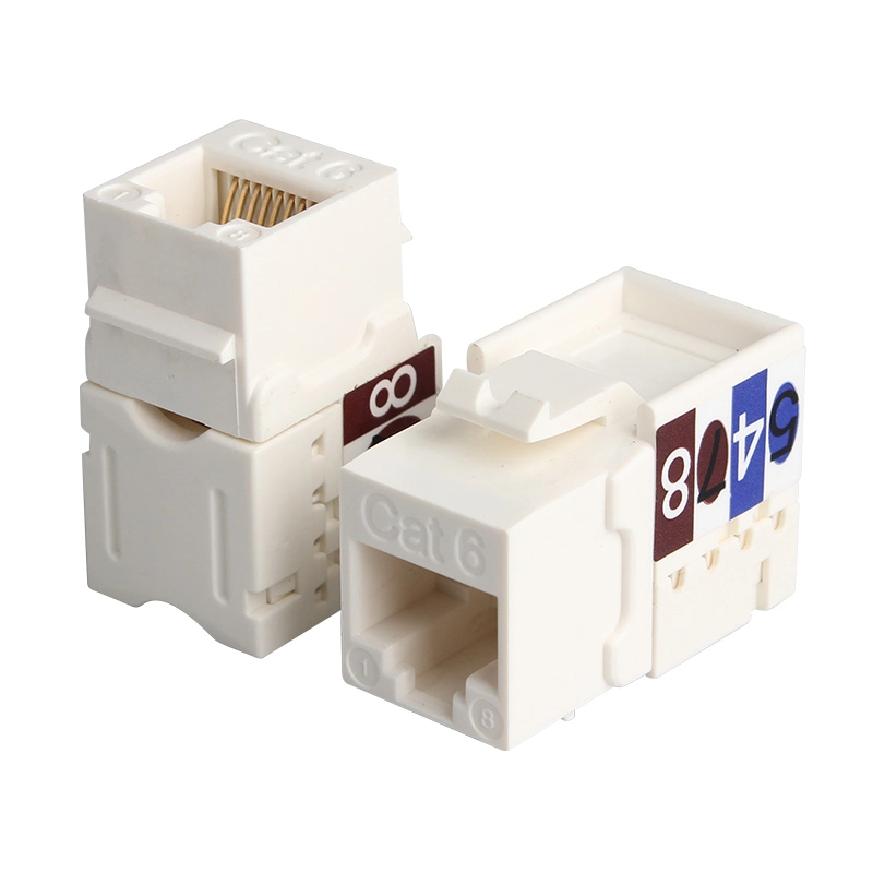 Competitive Price Toolless Jack CAT6 8p8c Female RJ45 Keystone Jack