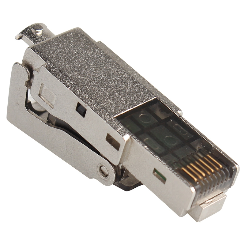 Wholesale Tool-Less FTP Shielded RJ45 CAT6A Keystone Plug Network Connector