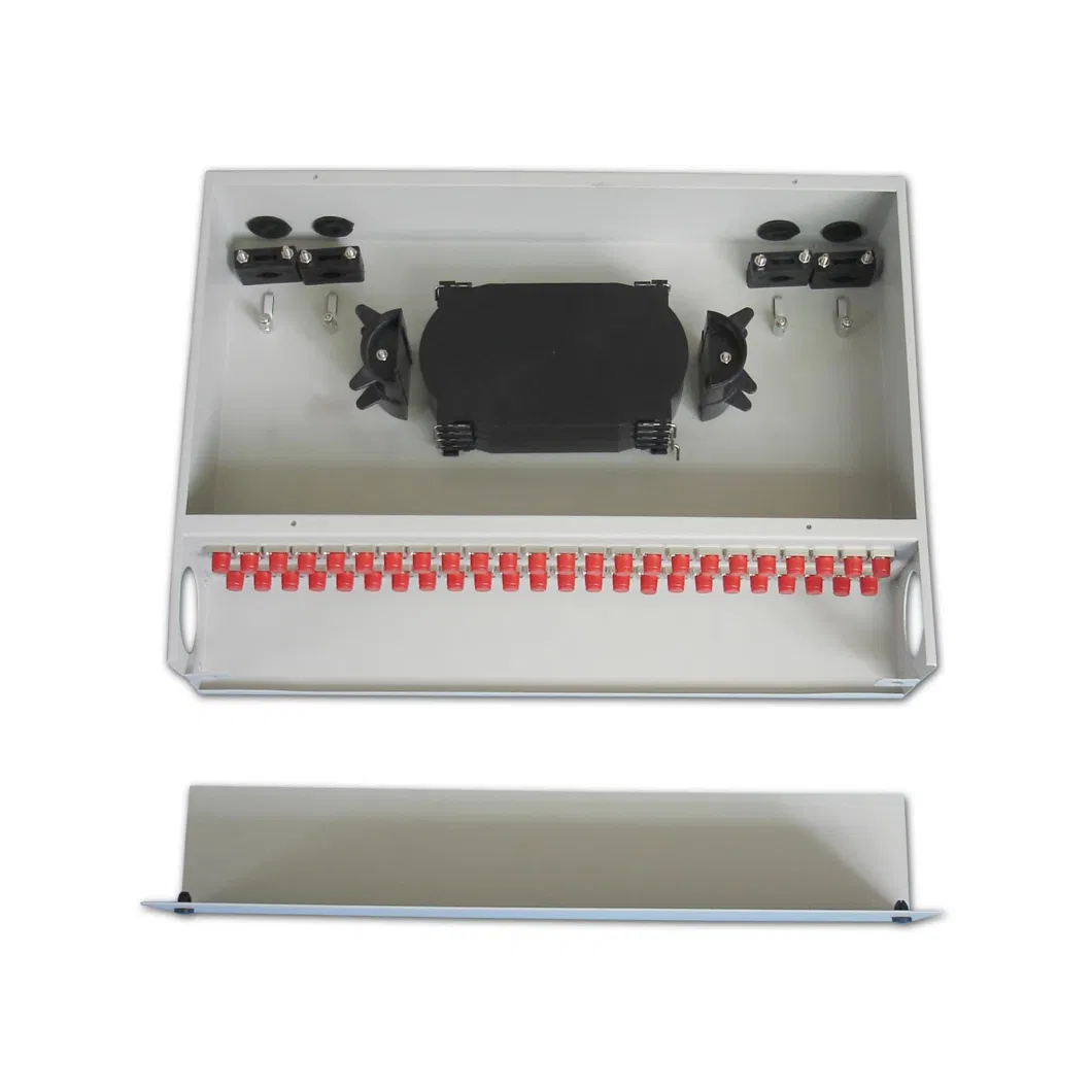 FTTH Optic Fiber Termination Distribution Box 48 Core Fiber Patch Panel