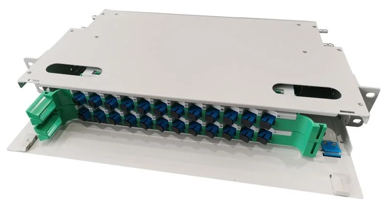 High Quality 19 Inch 12, 24, 48, 96, 144 Core Fiber Optic Patch Panel