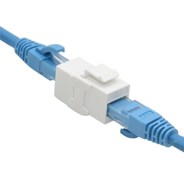 Hot Sale CAT6 Ethernet Cable Extender F/F Inline RJ45 Coupler with 2 RJ45 Connector