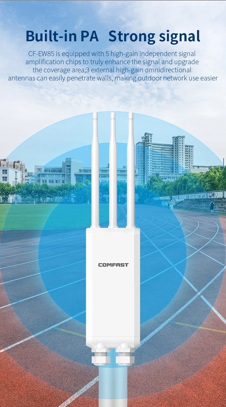 1300Mbps WiFi Access Point 5 Independent Signal Amplifiers