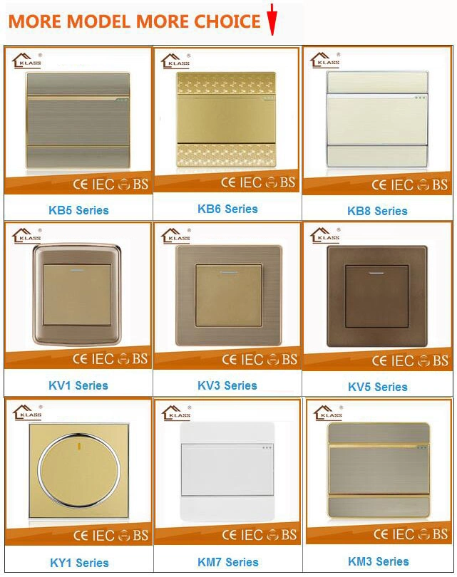 ISO9001 Switch Light with Competitive Price for Apartment/Villa Easy to Use