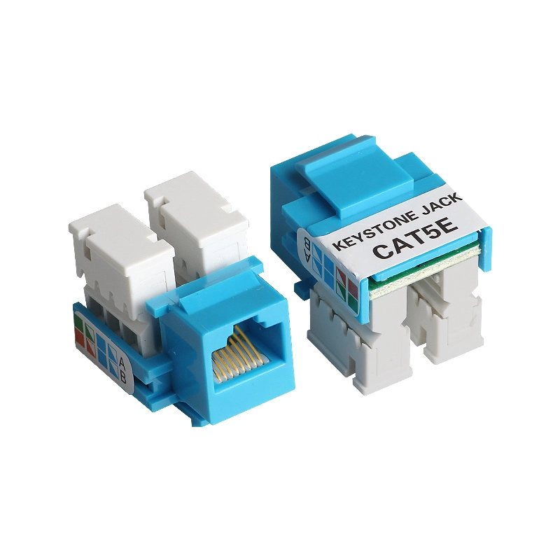 Hot-Sale RJ45 Cat5e Keystone Jack RJ45 Computer Network Cat5e Connnector