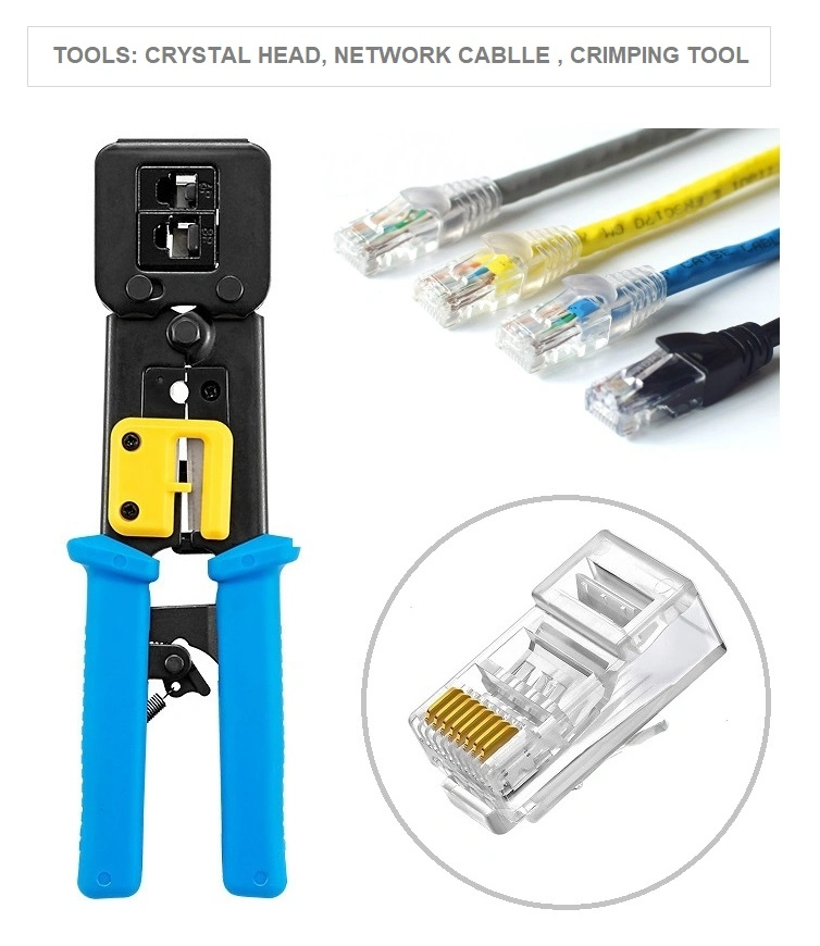 Cat5 CAT6 CAT6 Cat7 with RJ45 for Network LAN Cable Patch Cord Cable