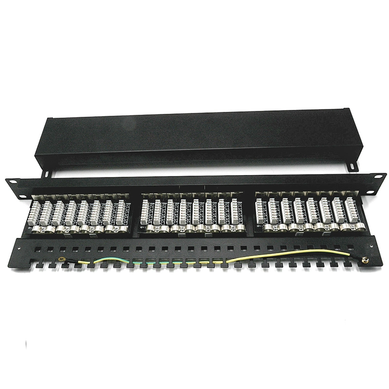 Hot Selling Networking FTP Modular Cat. 6 24 Port Patch Panel for Cable Connector