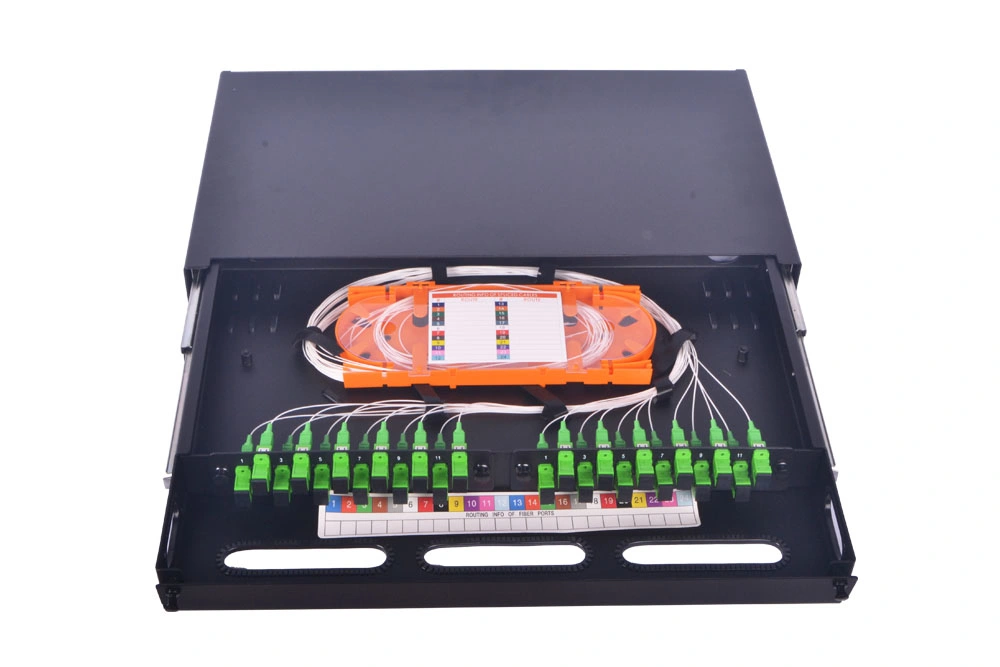 24 Core Optical Distribution Frame Patch Panel for Cabling