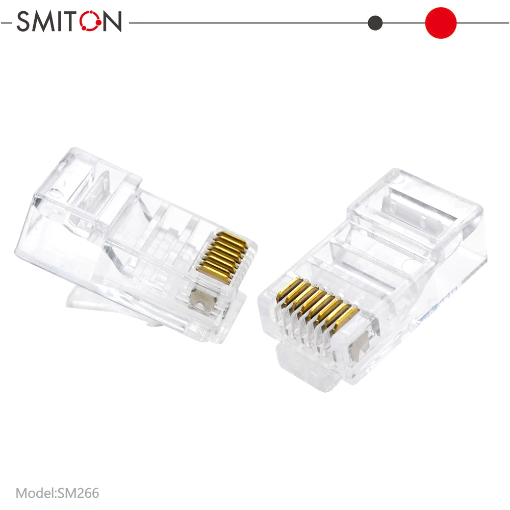 UTP RJ45 Ethernet Network Modular Plug 8p8c Cat5e CAT6 RJ45 Crystal Heads Connector