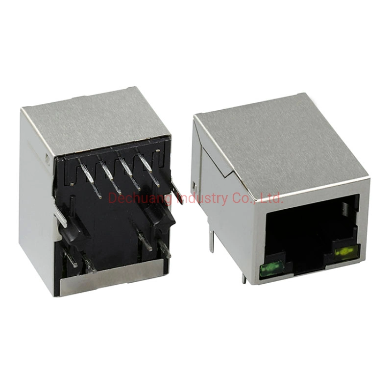 10/100base-T Poe Ethernet Magnetics Socket Adapter Network Female Keystone RJ45 Modular Connector Cat5 CAT6