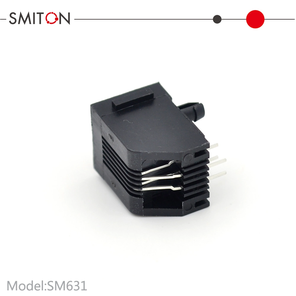 Rj11 Modular Jack 6p4c Female Connector for PCB Board