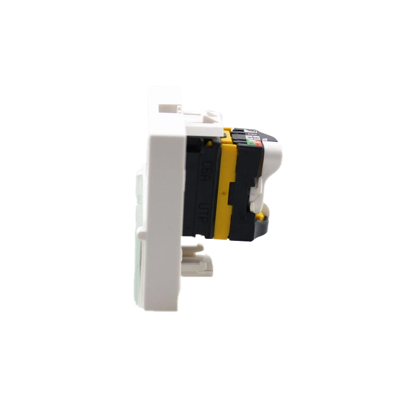 ABS Best Quality Promotional RJ45 UTP Cat6A Cat6A Cat5e Keystone Modular Jack Wall Coupler