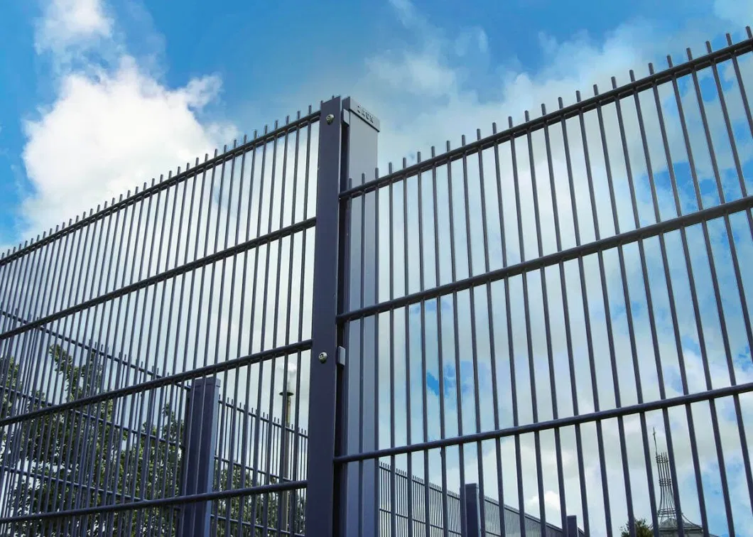 Yeeda 24 Inch Welded Wire Fence China Suppliers 3D Welded Wire Mesh Panel 80 X 80 X 2 mm Post Section Double Wire Fence Panel