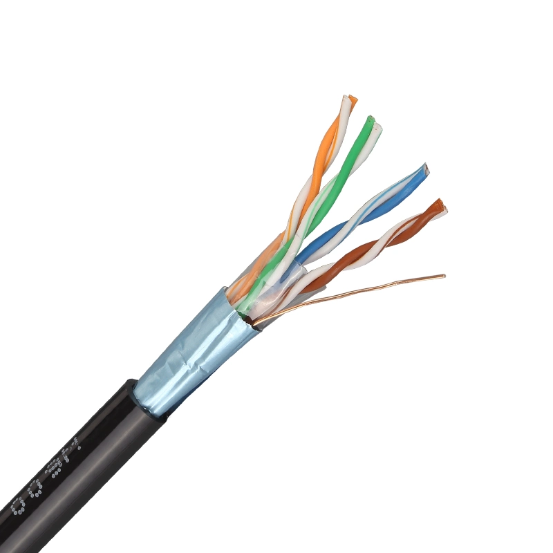 Customized 4pair 23AWG 550MHz Double Screen Network Internet Cable RJ45 Cable Fftp CAT6A Cat7