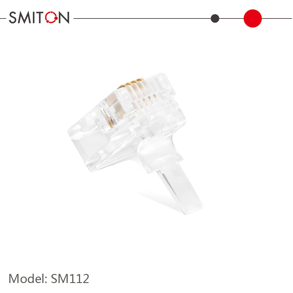 Cat3 Telephone Cable Plug Rj11 6p4c Modular Plug Phone Cable Connector