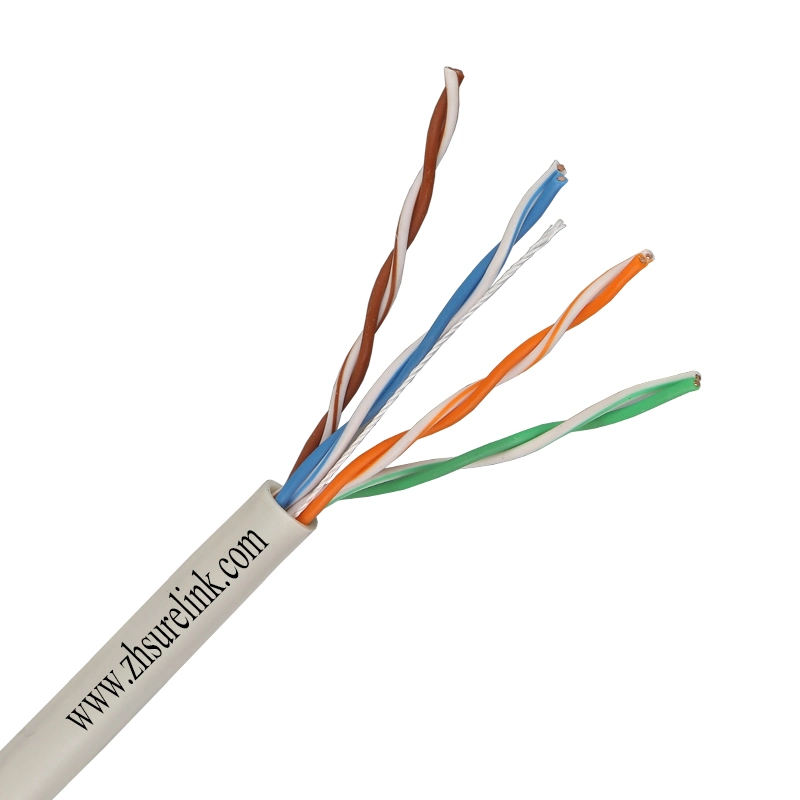 Customized 4pair 23AWG 550MHz Double Screen Network Internet Cable RJ45 Cable Fftp CAT6A Cat7