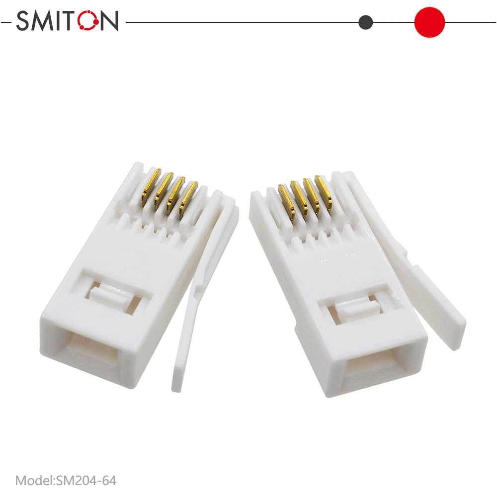 Rj11 6p4c UK Modular Plug Rj11 Connector