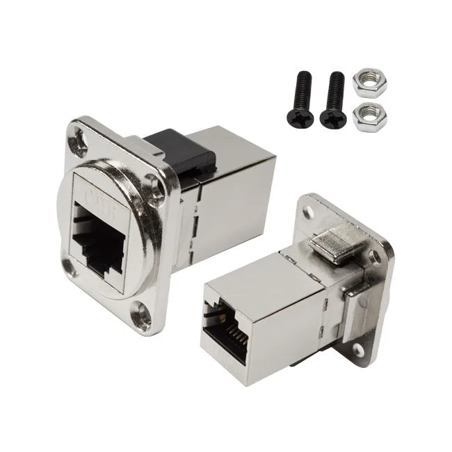 RJ45 CAT6 Network Feedthrough Coupler Connector