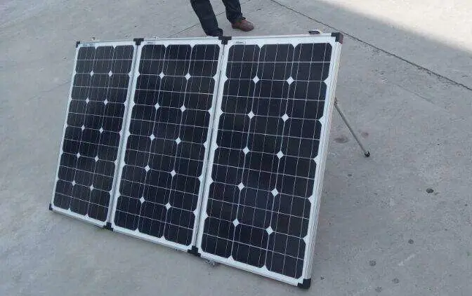 200W Folding Solar Panel for Camping with 9m Solar Cable Connector