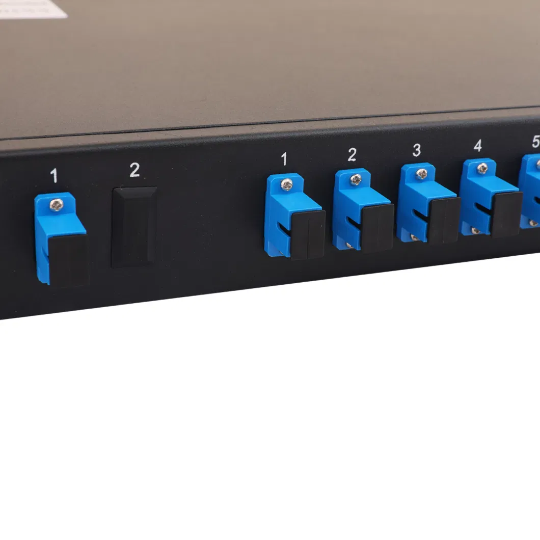 FTTH ODF 1u Termination Box Sc LC Rack Wall Mount 12 24 48 Core 48 Port Fiber Optic Patch Panel Distribution Frame