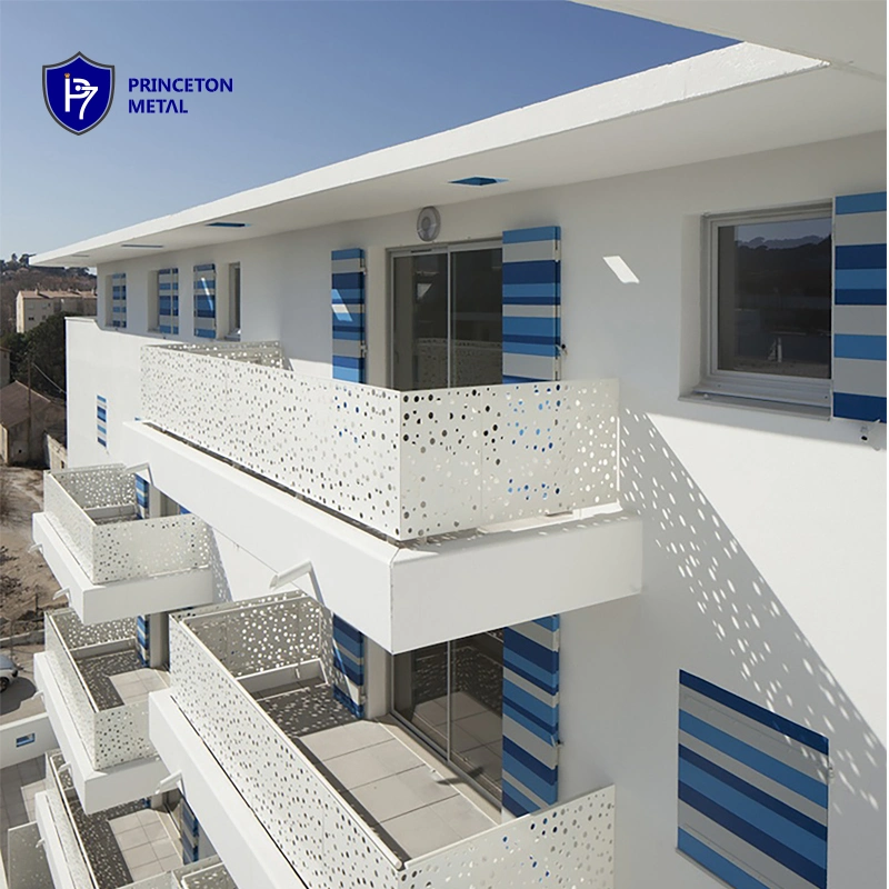 Aluminum Perforated Facade Exterior Wall Cladding Panels