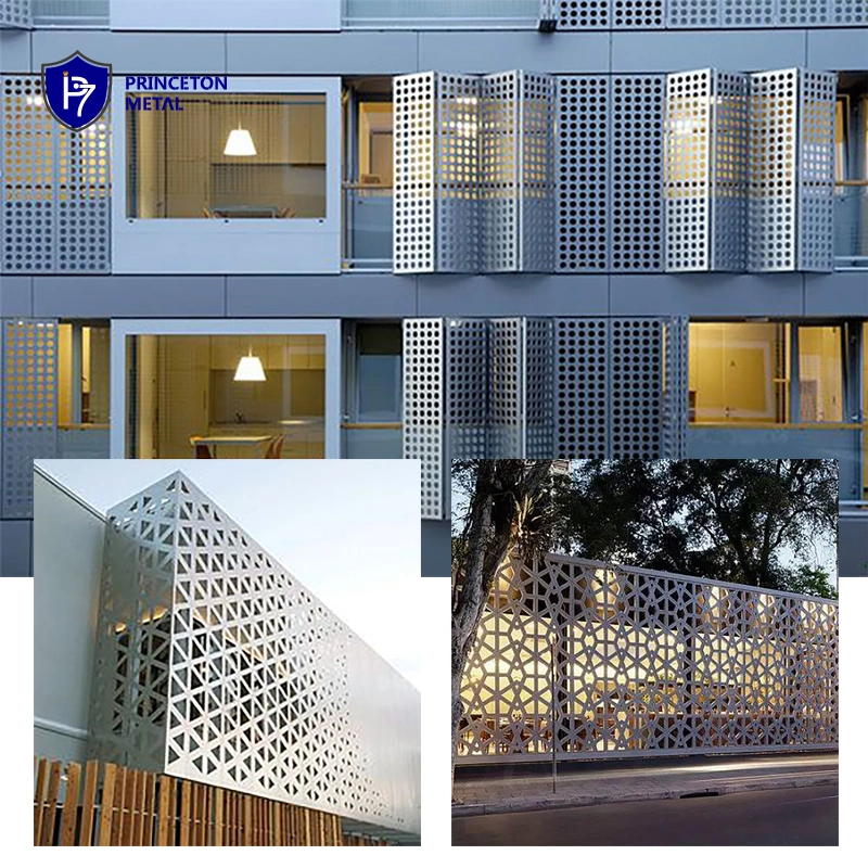 Aluminum Perforated Facade Exterior Wall Cladding Panels