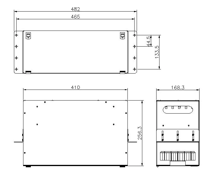 High Quality 19 Inch 12, 24, 48, 72, 96, 144 Core Fiber Optic Patch Panel