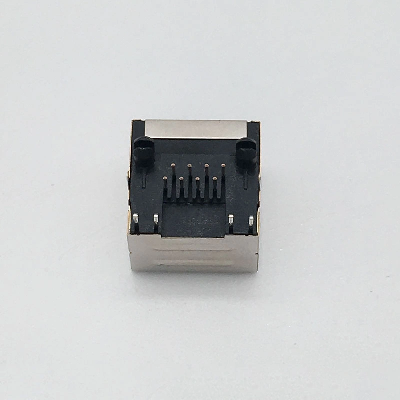 RJ45 Modular PCB Jack 8p8c and RJ45 Connector with 90 Degree LED RJ45 CAT6