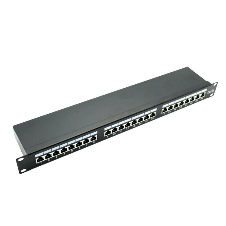 Manufacture FTP Dual IDC 24 Port Cat5e Cat6 Patch Panel