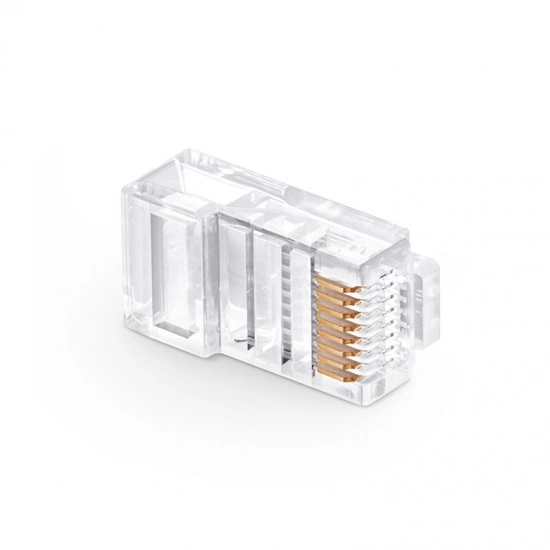 Hot Sale High quality Gold-plated Ethernet FTP UTP RJj 45 Direct Crystal Connector For Computer Room