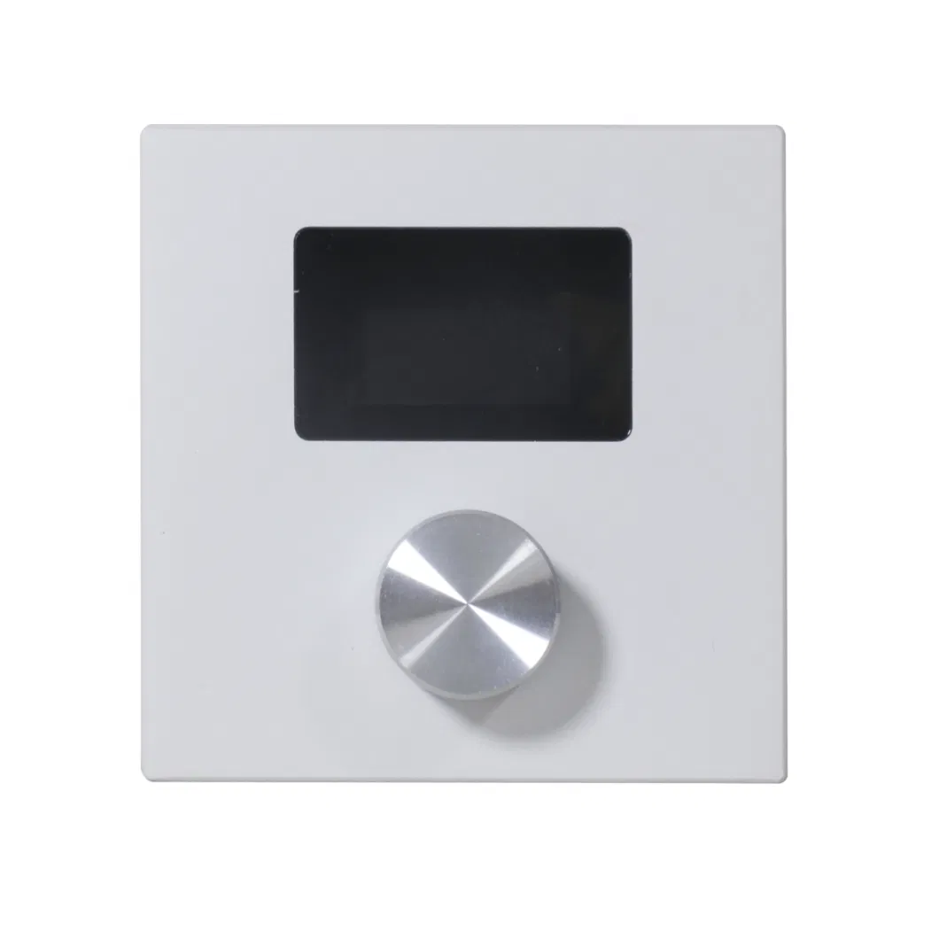 TCP/IP Aluminum Alloy Sandblasting Rj-45 Dante Wall Control Panel