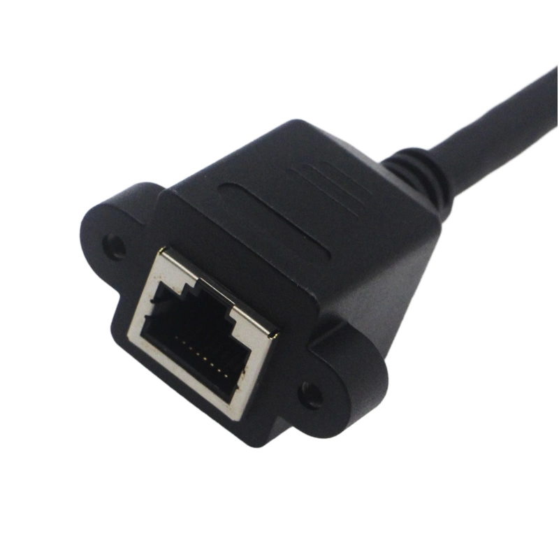 RJ45 8p8c Male to Female Cat8 SFTP 26AWG Patch Cord Cable