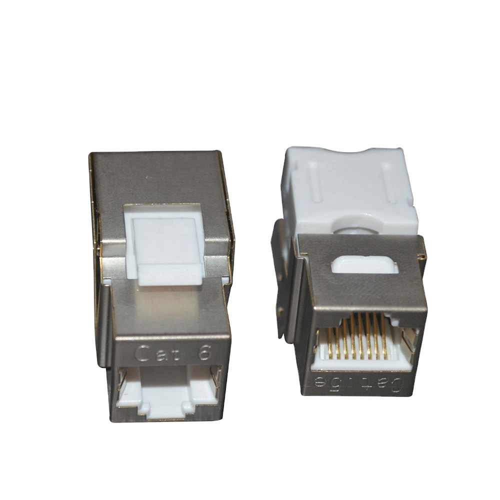 Cat5E Cat6 keystone jack STP FTP RJ45 connector