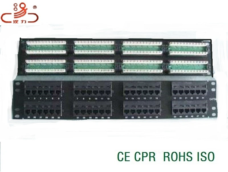 Network 24 Port Cat5e CAT6 Unshielded Patch Panel