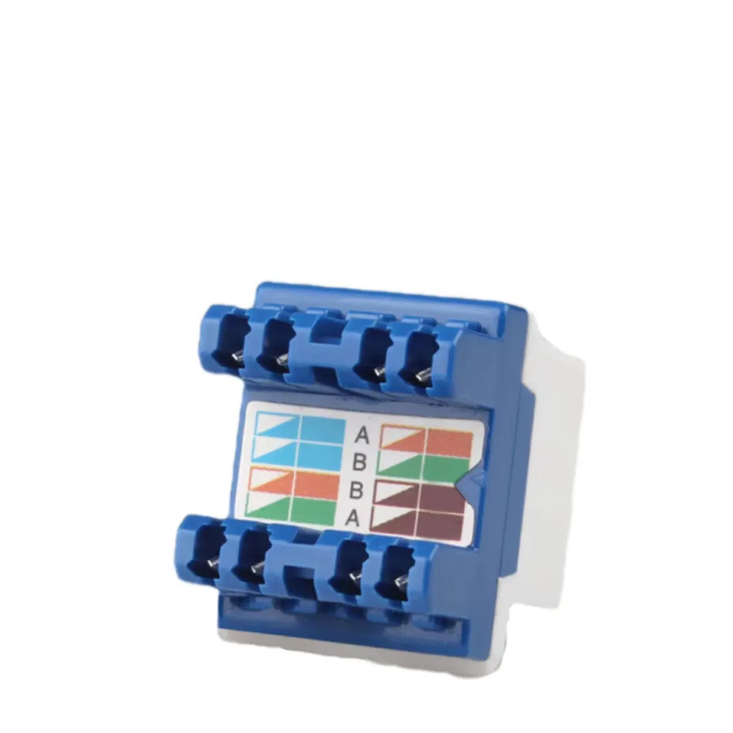 Keystone Jack RJ45 Connector Network Cabling Panel-Mounted Cat5e Keystone Jack