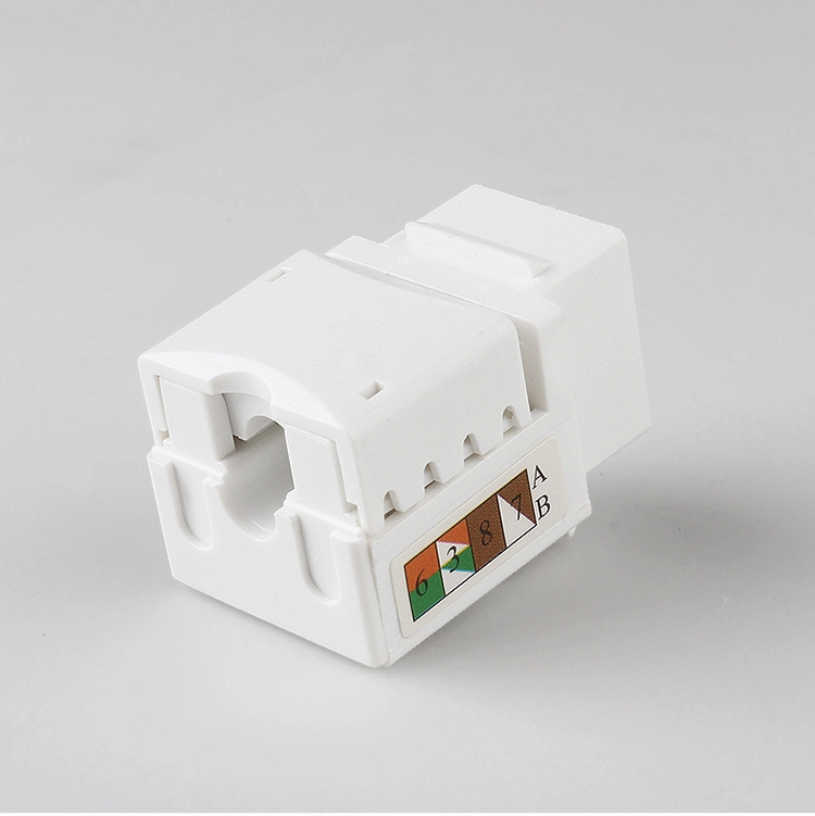 High Quality 180 Degree CAT6 UTP/FTP Network Keystone Jack RJ45 Connector