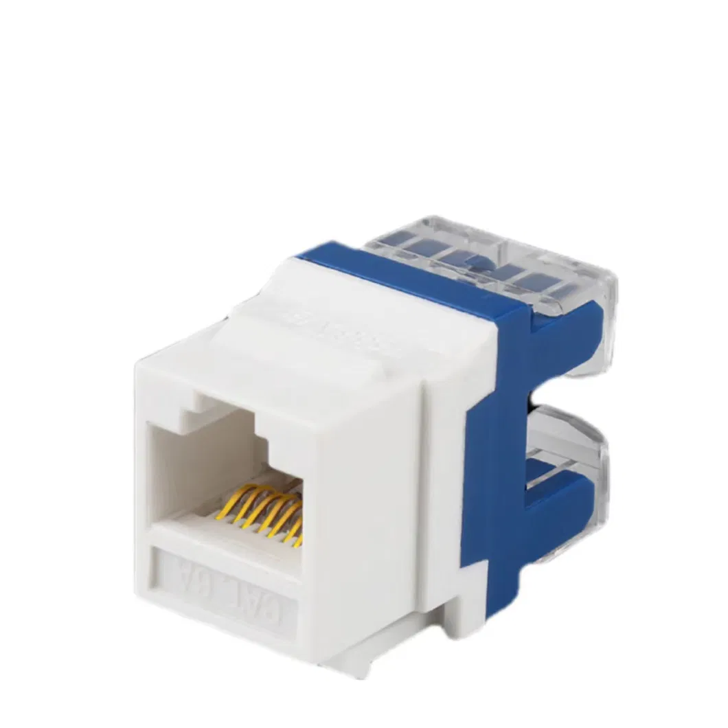 Keystone Jack RJ45 Connector Network Cabling Panel-Mounted Cat5e Keystone Jack