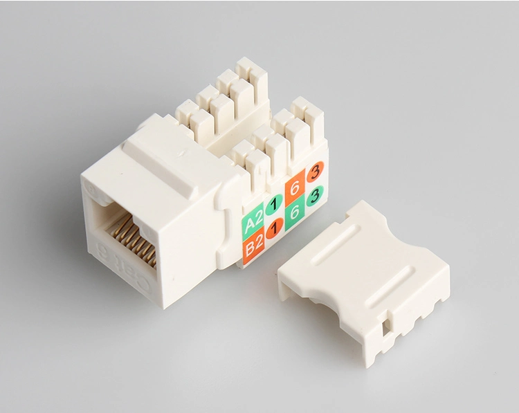 Competitive Price Toolless Jack CAT6 8p8c Female RJ45 Keystone Jack