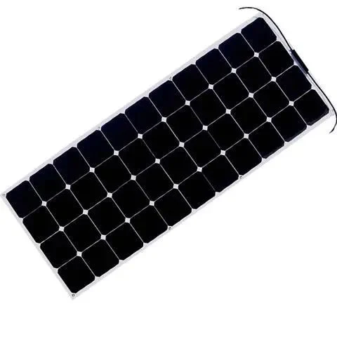 Direct Factory Single Crystal High Efficiency Mc4 PV Connector Connection Photovoltaic Bendable Solar Module 110W Ultra-Thin Portable Semi-Flexible Solar Panels