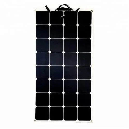 Direct Factory Single Crystal High Efficiency Mc4 PV Connector Connection Photovoltaic Bendable Solar Module 110W Ultra-Thin Portable Semi-Flexible Solar Panels